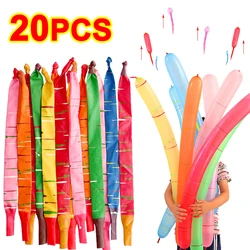 Thickened Flying Rocket Balloon Toys Wholesale Kids Fun Multi-colored Flying Rubber Long Balloon Outdoor Inflatable Balloon Toys
