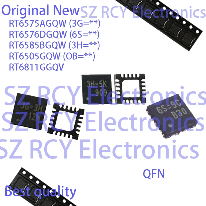 5-30 قطعة) جديد RT6575AGQW 3G = RT6576DGQW 6S = RT6585BGQW 3H = RT6505GQW OB = RT6811GGQV RT6575A RT6576D RT6585B RT6505 RT6811G IC رقاقة #1