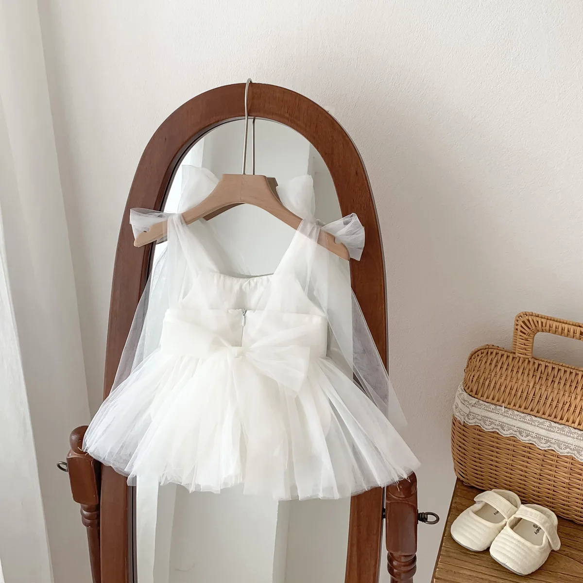 

0-24M Newborn Kid Baby Girl Clothes Summer Sleeveless Off Shoudler Baby Romper Pinrcess Dress Thin Bodysuit Cute Sweet Outfit