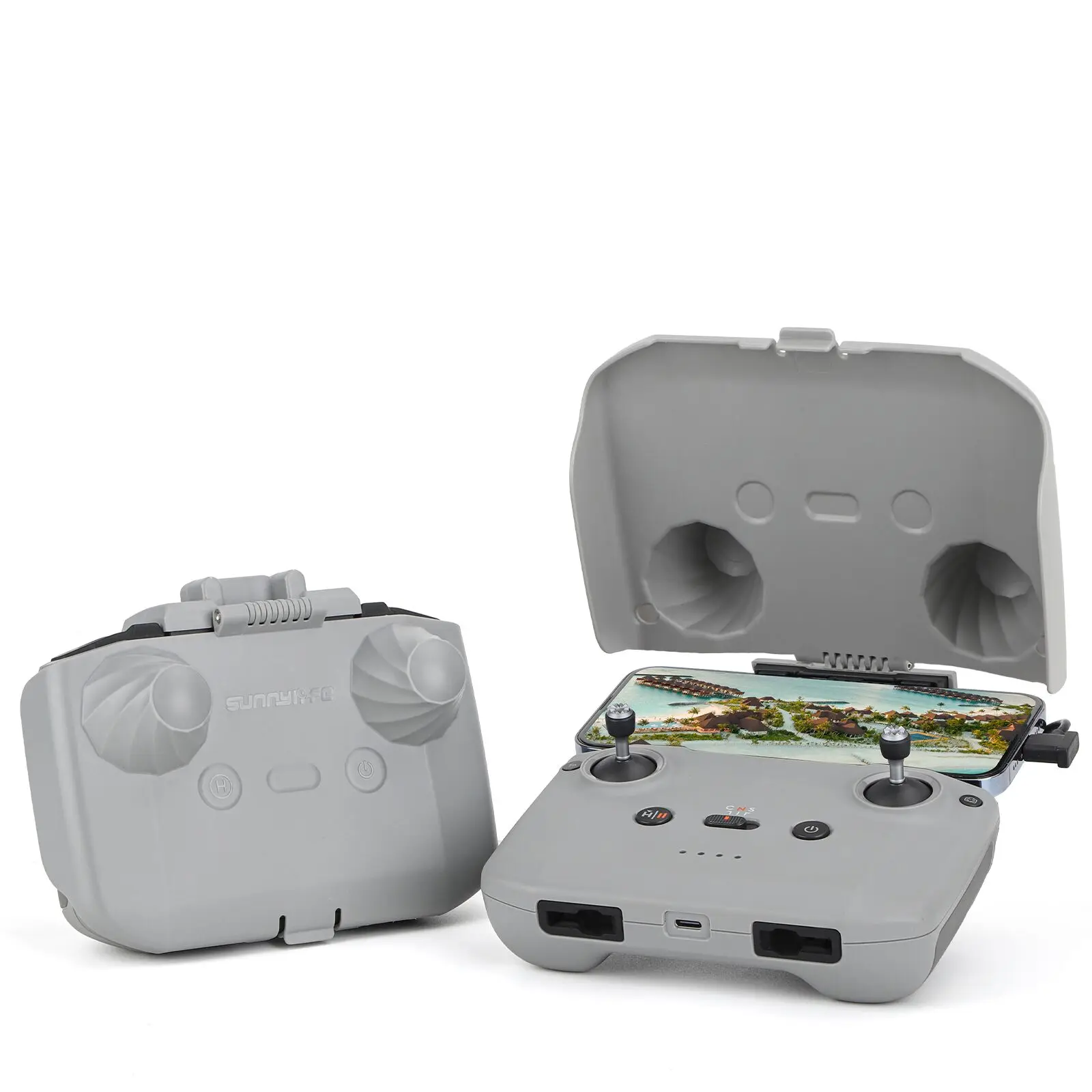 Remote Controller Sunshade Protector Sun Hood Protective Case Cover Skin For DJI Mini 4 3 Pro/Air 3/Air 2S RC-N2/1 Accessories