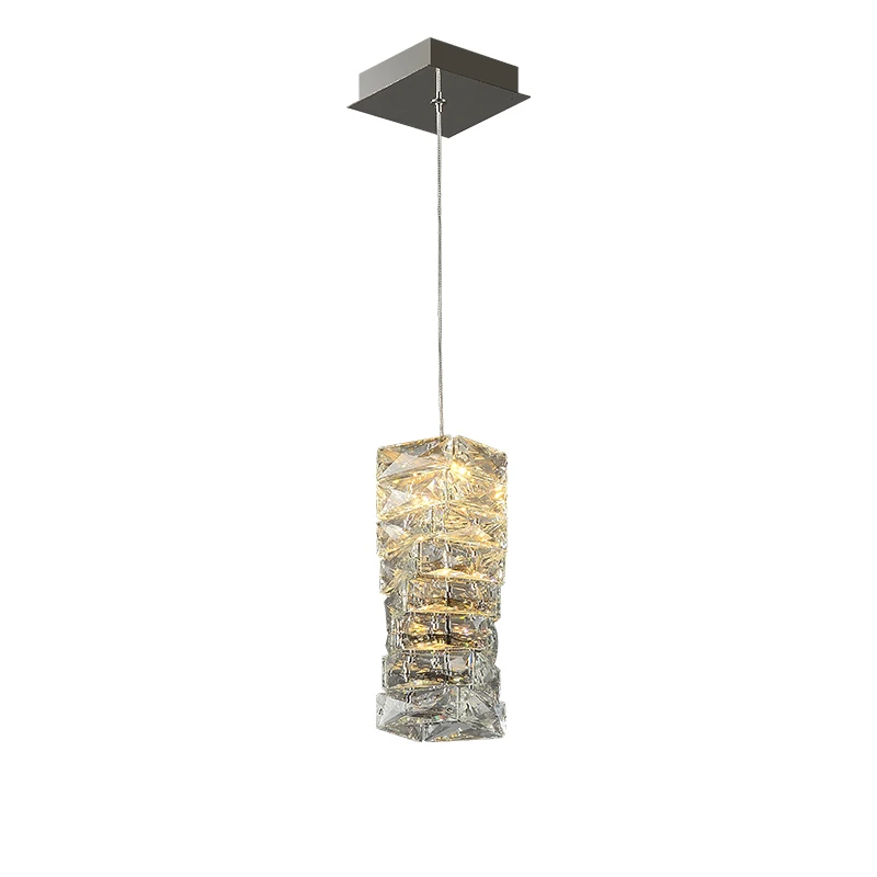 

Italian light luxury crystal chandelier living room bedroom bedside creative fashion high-end restaurant lamps