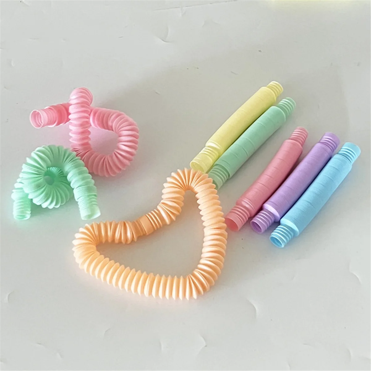 Tubes mentaires oriels Pop pour enfants, tubes commandés pour tout-petits, jouets Fidget, faveurs de fête d'anniversaire, instituts soulignés, 78 pièces