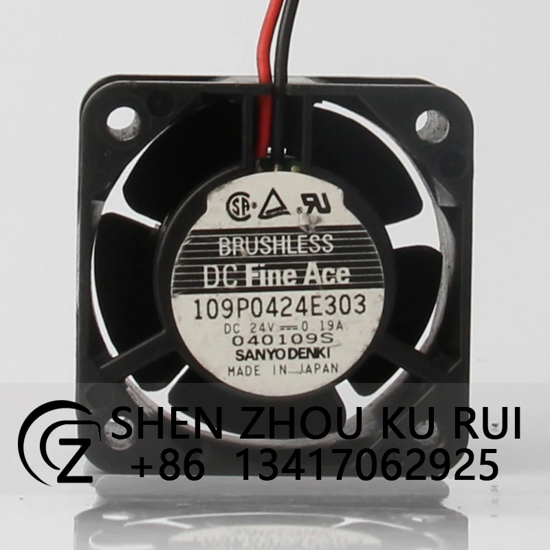 

109P0424E303 Case Fan for SANYO 40*40*28mm 24V 0.19A 4CM 4028 Double Ball Inverter Cooling Fan