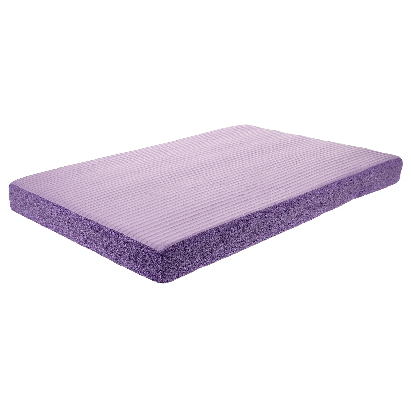 

Коврик для йоги Hibiscus Purple Medium Balance: мягкий, нескользящий, из NBR, для тренировок, фитнеса, с подушкой для коленей