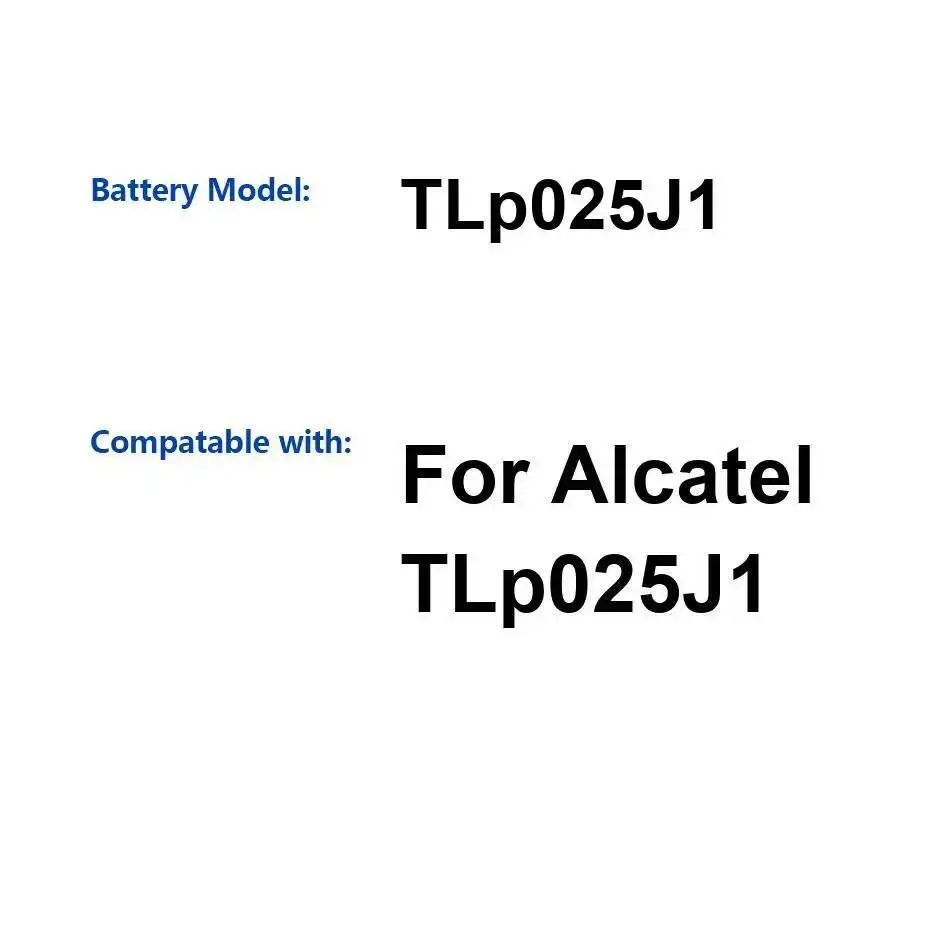 

2500Mah Reliable Power Mobile Phone Battery For Alcatel Tlp025j1
