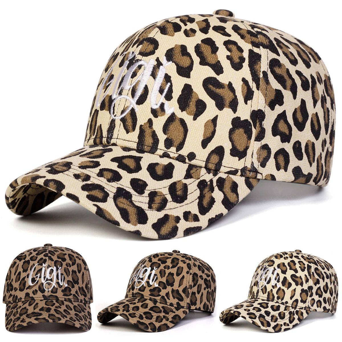 Unisex GIGI Embroidery Baseball Caps Spring Autumn Outdoor A