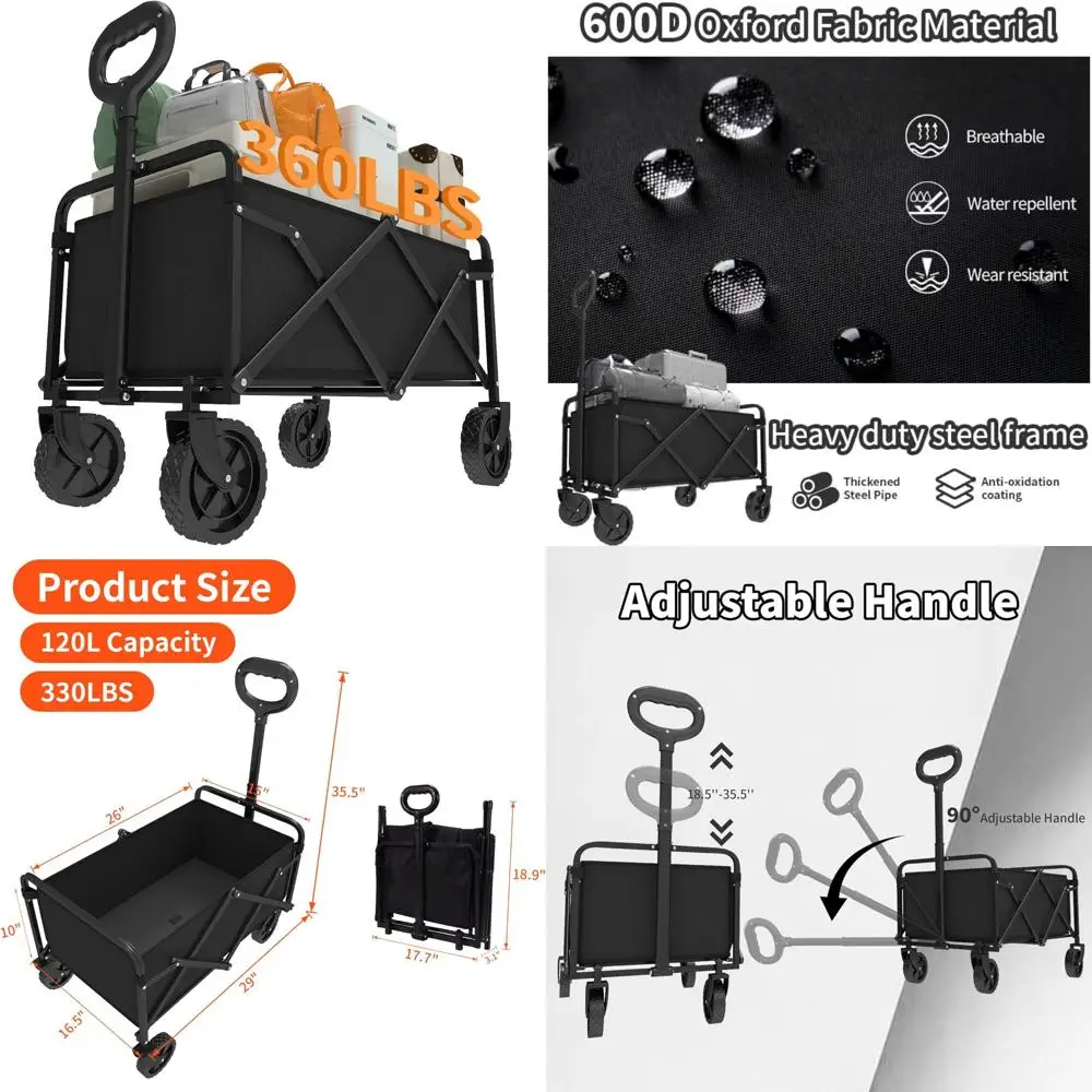 

Сверхмощный складной садовый унитаз емкостью 330 фунтов с подставками для напитков для вездеходного использования