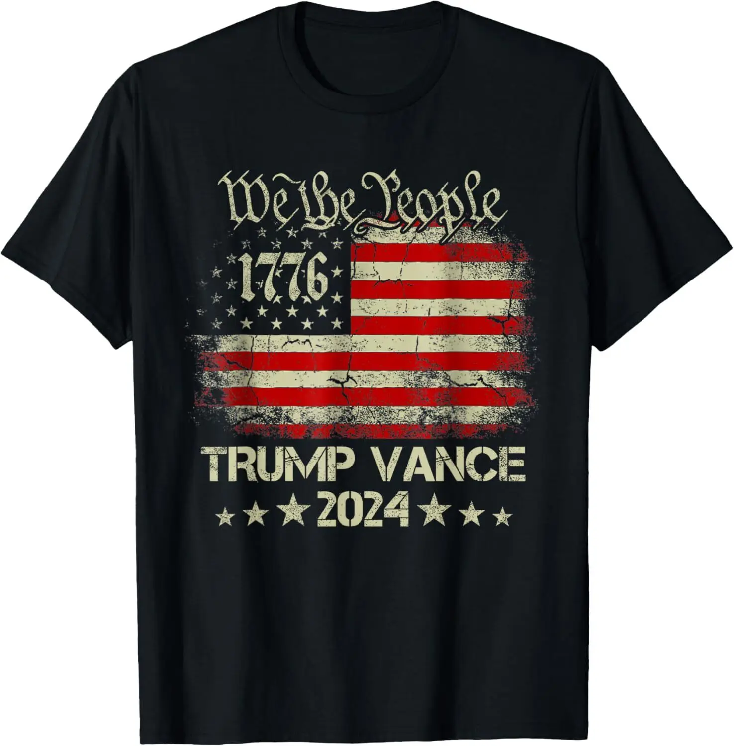 Trump Vance 2024 US Flag Election President 2024 T-Shirt