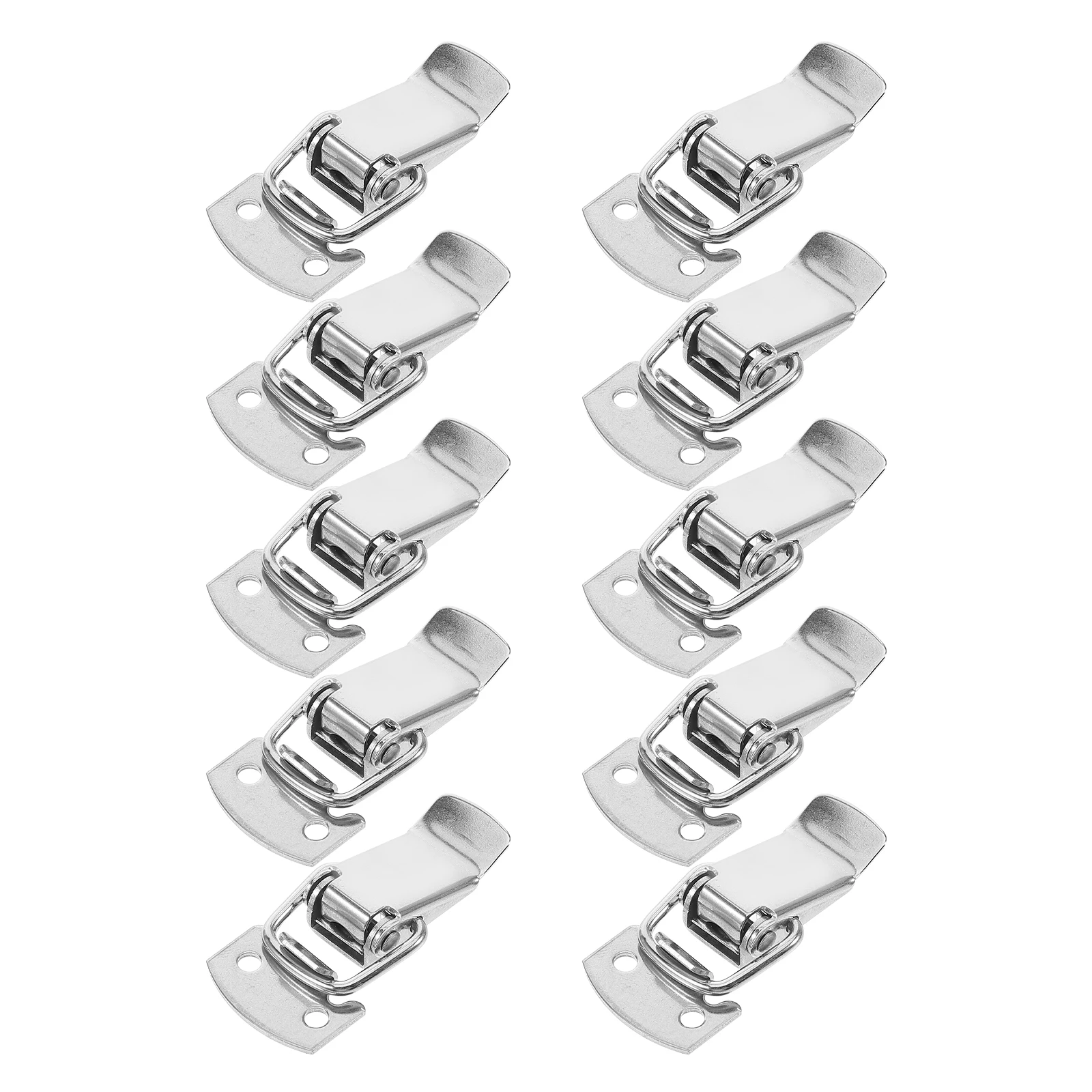 

10pcs Stainless Steel Locks Durable Cabinet Door Latches Padlock Childproof Safety Boxes Garage Bolt Sliding Security