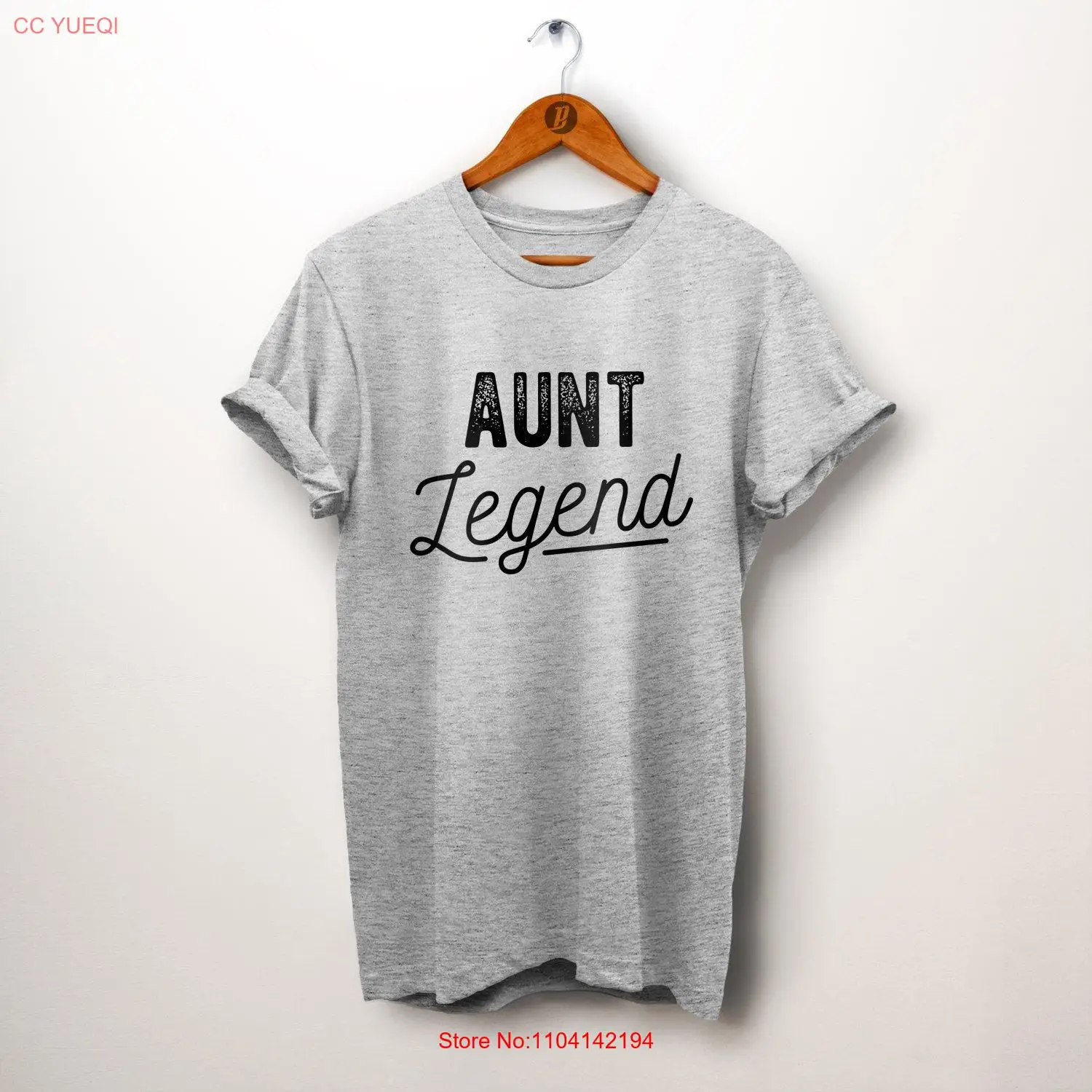 

Футболка AunT для тетушки My Clothes в тон с длинными или короткими рукавами на день рождения
