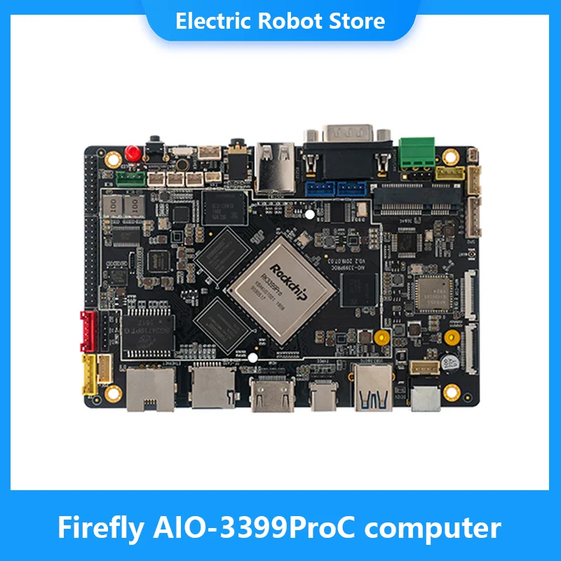 

AIO-3399ProC RK3399Pro Six-Core High-Performance Artificial Intelligence Motherboard Singleboard Computer Linux+QT/Android/Ubunt