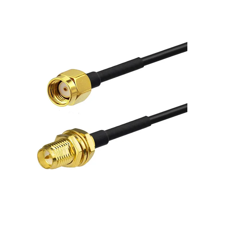 RP-SMA Male to RP-SMA Female Coaxial Cable 50 ohm 15cm 30cm 1m 5m 10m WiFi Antenna Extension Cables