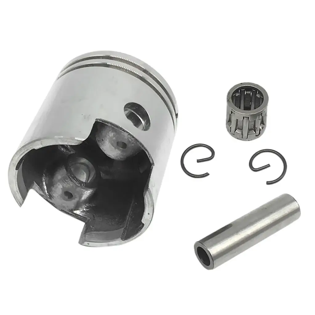 47mm Piston Pin Kit Motorcycle Piston Circlips Bearing Aluminum Assembly for 80cc Bicycle Engine Bike Kit