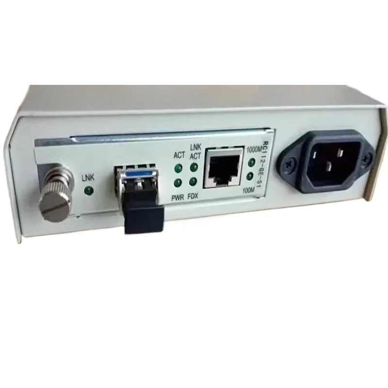 

Fiber optic transceiver Gigabit RC112-GE-S1 with frame RC001-1AC photoelectric converter LC