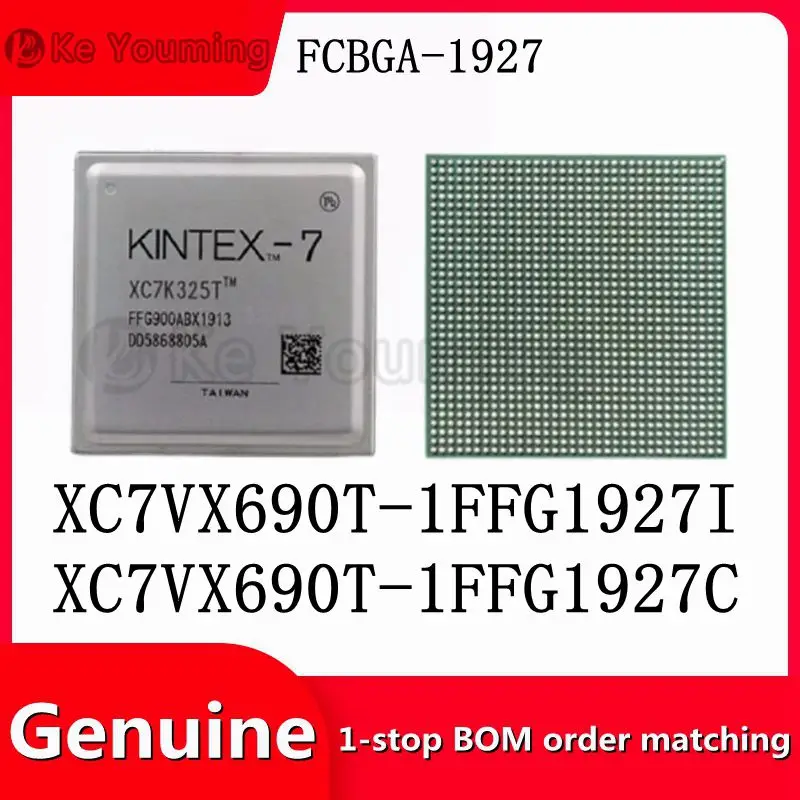 

Integrated Circuit IC Embedded System-on-Chip, XC7VX690T-1FFG1927I, XC7VX690T-1FFG1927C, FCBGA-1927, 1Pc