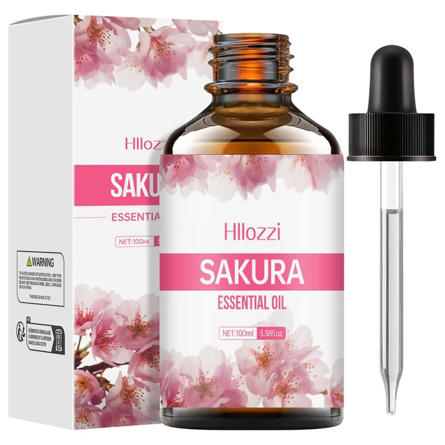 Olejek eteryczny Sakura nadaje się do masażu, kąpieli, pielęgnacji skóry twarzy i jest łatwy do przenoszenia w podróży