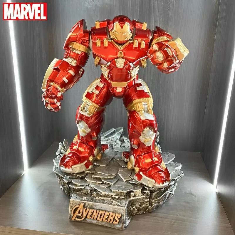 32cm Iron Man Avengers Alliance 4 Iron Man Anti Hawk Armor Mk44 Model Pendant Imitation Metal Big Hand Birthday Gift Model