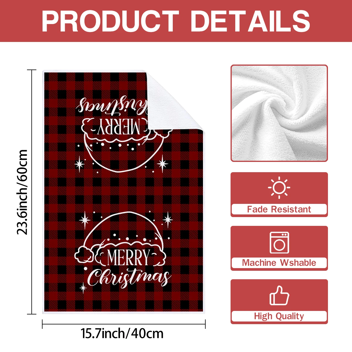 4/6pcs Christmas towels, snowman garlands, truck Christmas tree design, kitchen cleaning towels, dishwashing towels, hand towels