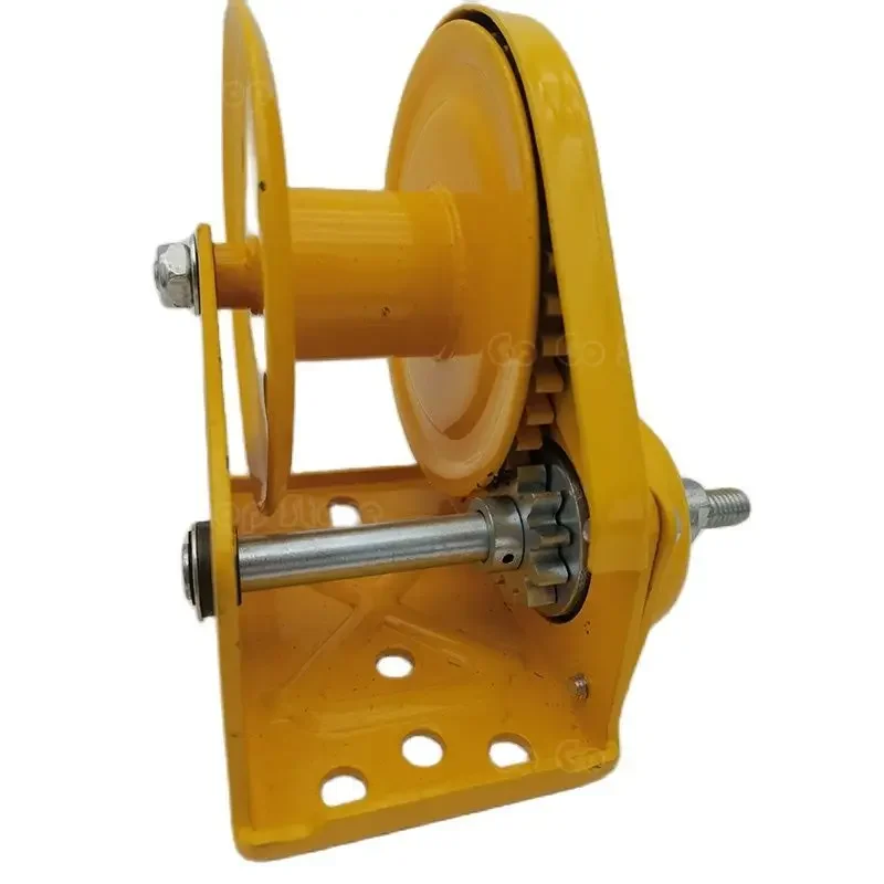 1200lb Hand crank two-way self-locking manual winch household small portable traction hoist with brake manual winch