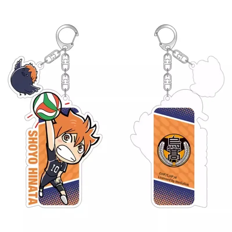 

Anime Haikyuu!! Shoyo Hinata Tobio Kageyama Cosplay Double sided acrylic pendant Ambitus