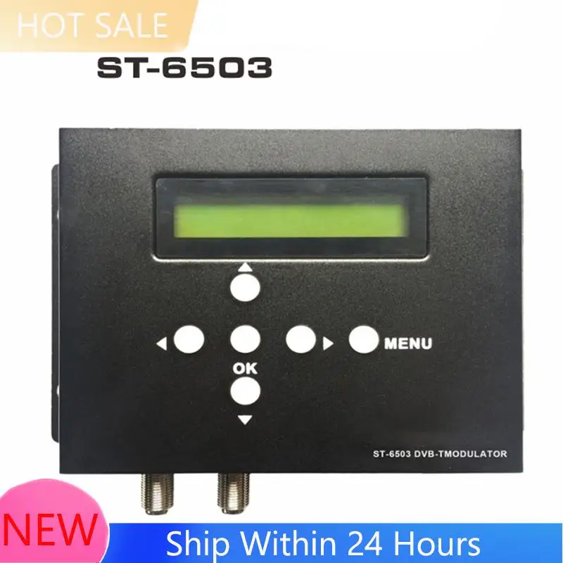 ~ 【EN magazzino】 Per Satlink ST-6503 Modulatore DVB-T ISDB-T Convertitore AV a RF Modulatore digitale Trasmissione del segnale Modello ST6503