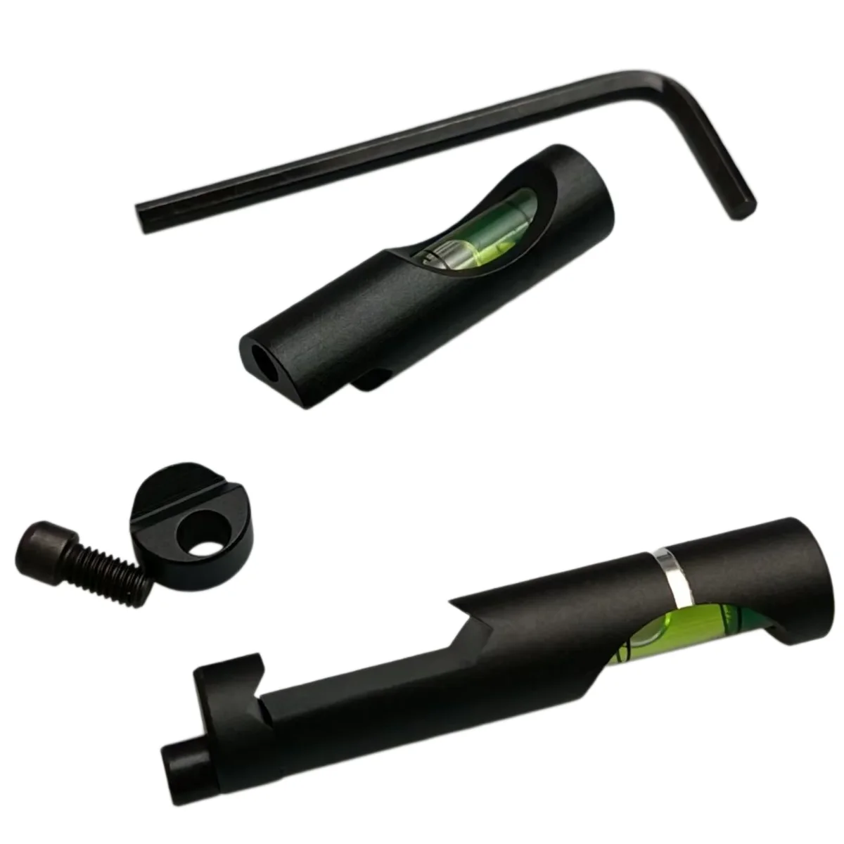 Tactical Optic Scope Bubble Spirit Level, 20mm Picatinny Rail Mounted Anti‑Cant Level Gauge, High‑Precision Alignment Tool for S