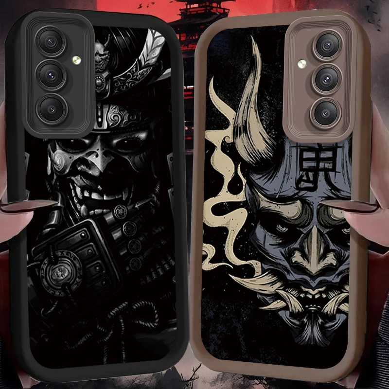 Terror Ghost Face Warrior Case for Samsung Galaxy A55 A35 A25 A15 A05 A05S 5G A24 A13 A23 A12 A22 A32 A52 A52S A71 A72 A51 4G