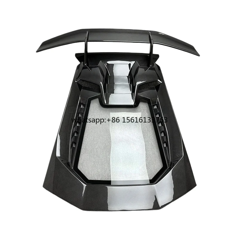 Suitable for Lamborghini Maverick LP580 LP610 Modified Performante Dry Carbon Fiber Engine Hood and Tail Wing