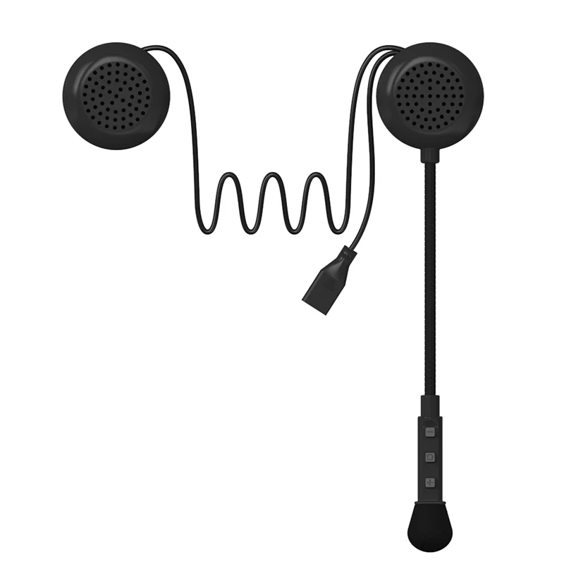 

Bluetooth 5.2 Motorcycle Helmet Headset Wireless Earphone Handsfree Call Kit Stereo for MP3 Music Player