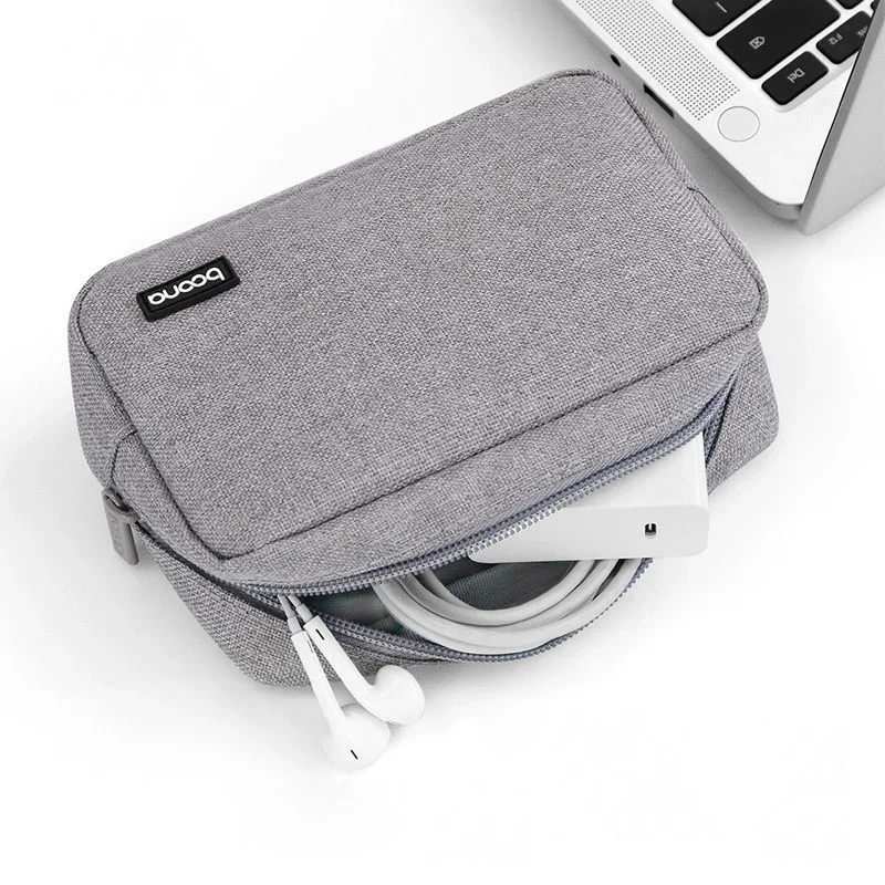 Travel Closet Organizer Case for Headphones Storage Bags Digital Portable Zipper Accessories Charger Data Cable USB Pouch