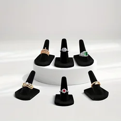 1 Piece Resin Suede Ring Stand Finger Ring Stand Ring Display Stand