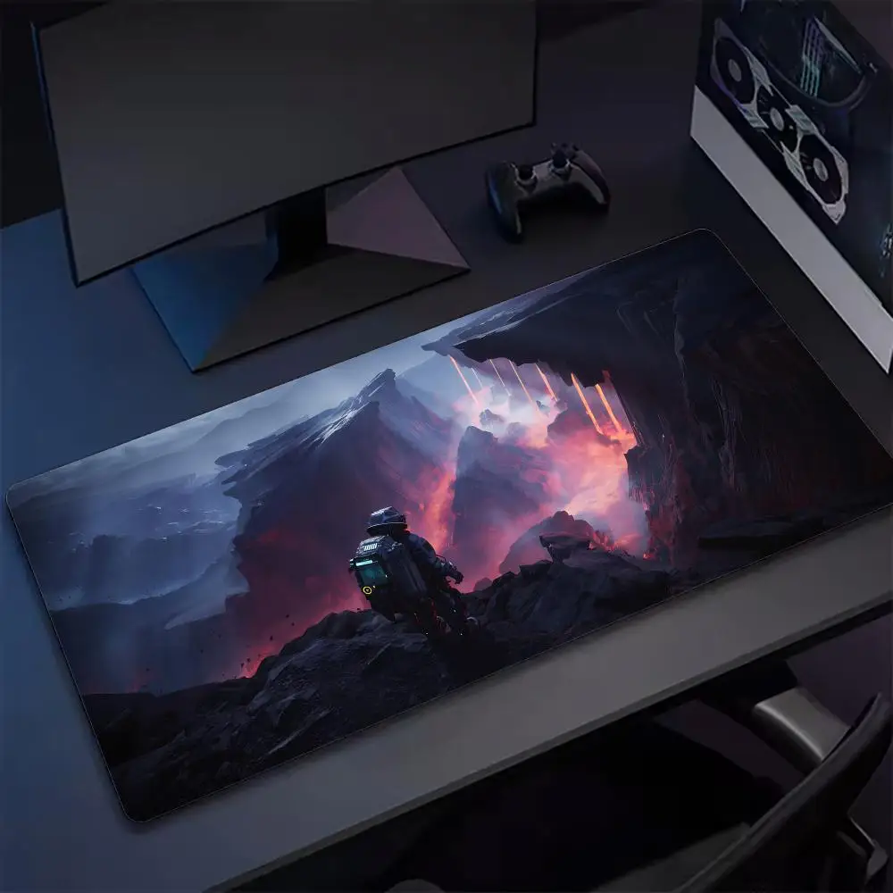 

15-The Alters Mouse Pad Keyboard Desk Mats, Kawai Rubber, Non-Slip Desk Mat, XXL90x40cm