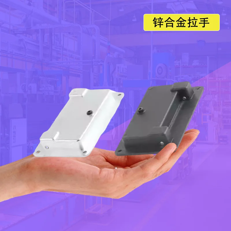 

Square Invisible Zinc Alloy Handle for Industrial Automation Machinery Equipment Medical Box Folding Design