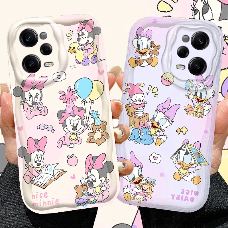 Disney Minnie Mouse Daisy Duck Soft Case For Xiaomi Redmi Note 13 12 11 Pro Plus 4G 5G 12S 11S 10 10S 9 9S 8 13C 12C 10C Turbo 3