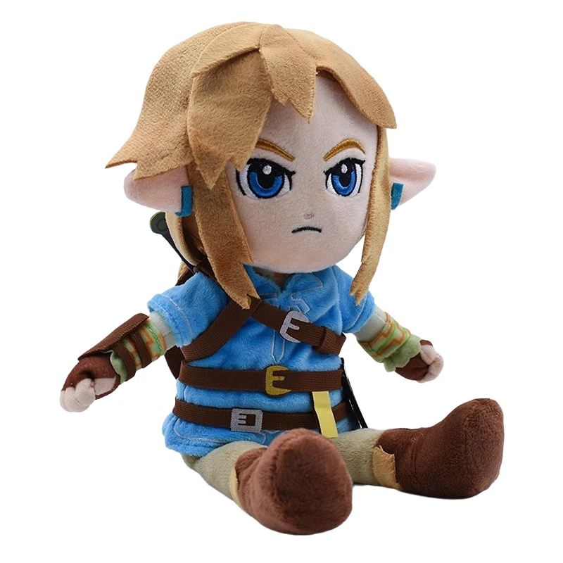 Jouets en peluche la légende de Zelda, 27cm, jeu de périphérique, lien, figurines de dessin animé, poupées douces, cadeaux d'anniversaire pour enfants, décor Kawaii, nouveau