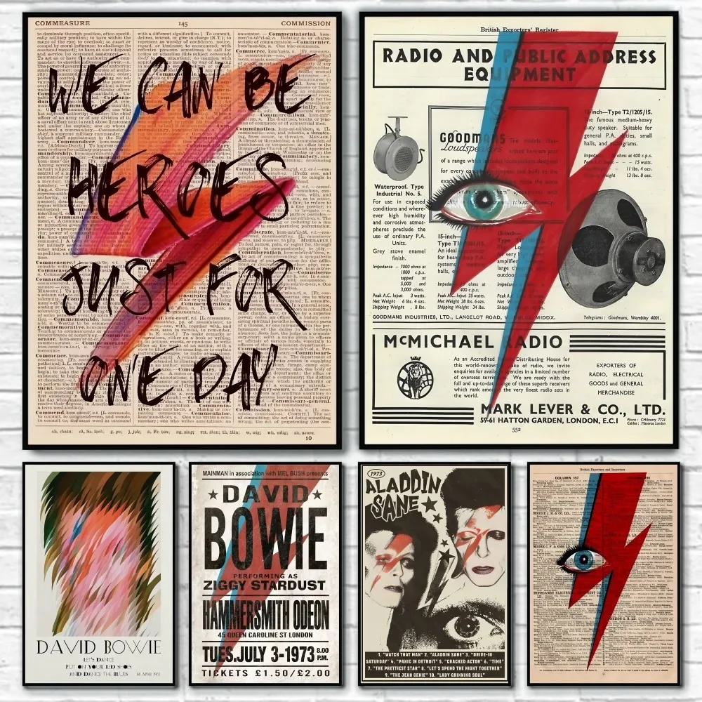 D-DaVid-rock-B-BowieS Aesthetic Wall Art: The Perfect Commemoration Piece That Transforms Space and Memory