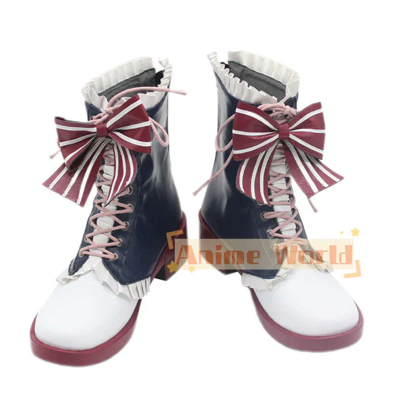 Virtual YouTuber Nijisanji Ethyria Millie Parfait Last Zuttomo Winter Outfit Cosplay Shoes Halloween Carnival Boots Custom Made