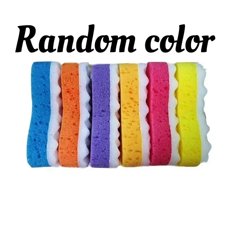 4PCS Dual-Use Bath Sponge for Body Cleansing Shower Exfoliating Kitchen Cleaning Brush Thicken Super absorbent Bathroom Product