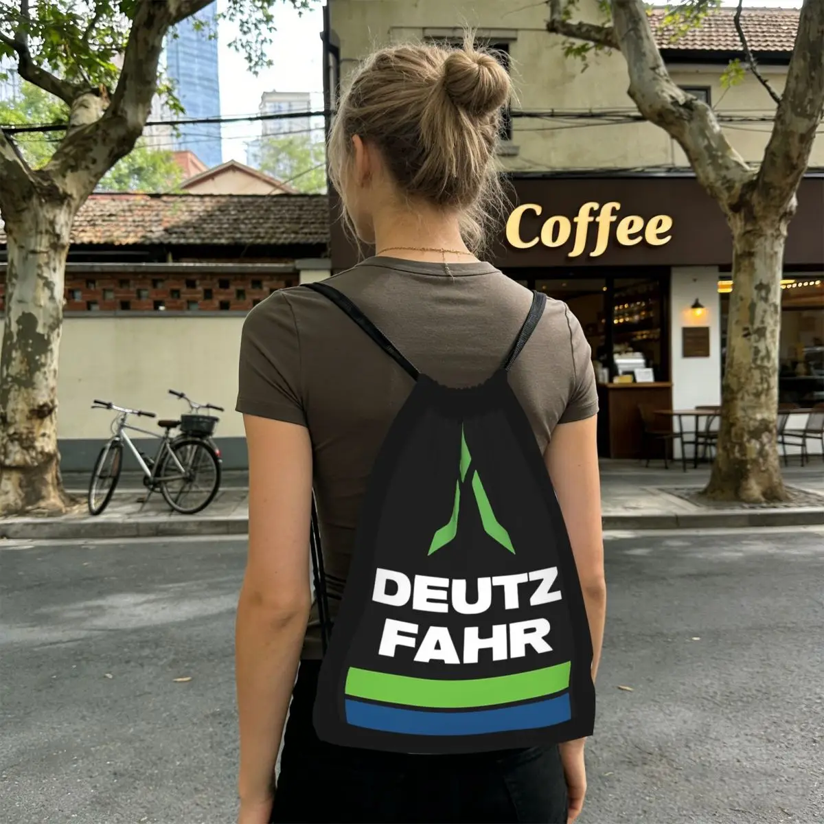 Best Seller Deutz Fahr Logo Merchandise Essential Backpacks Portable Drawstring Bags Shoes Bag Book Bags for Man Woman School