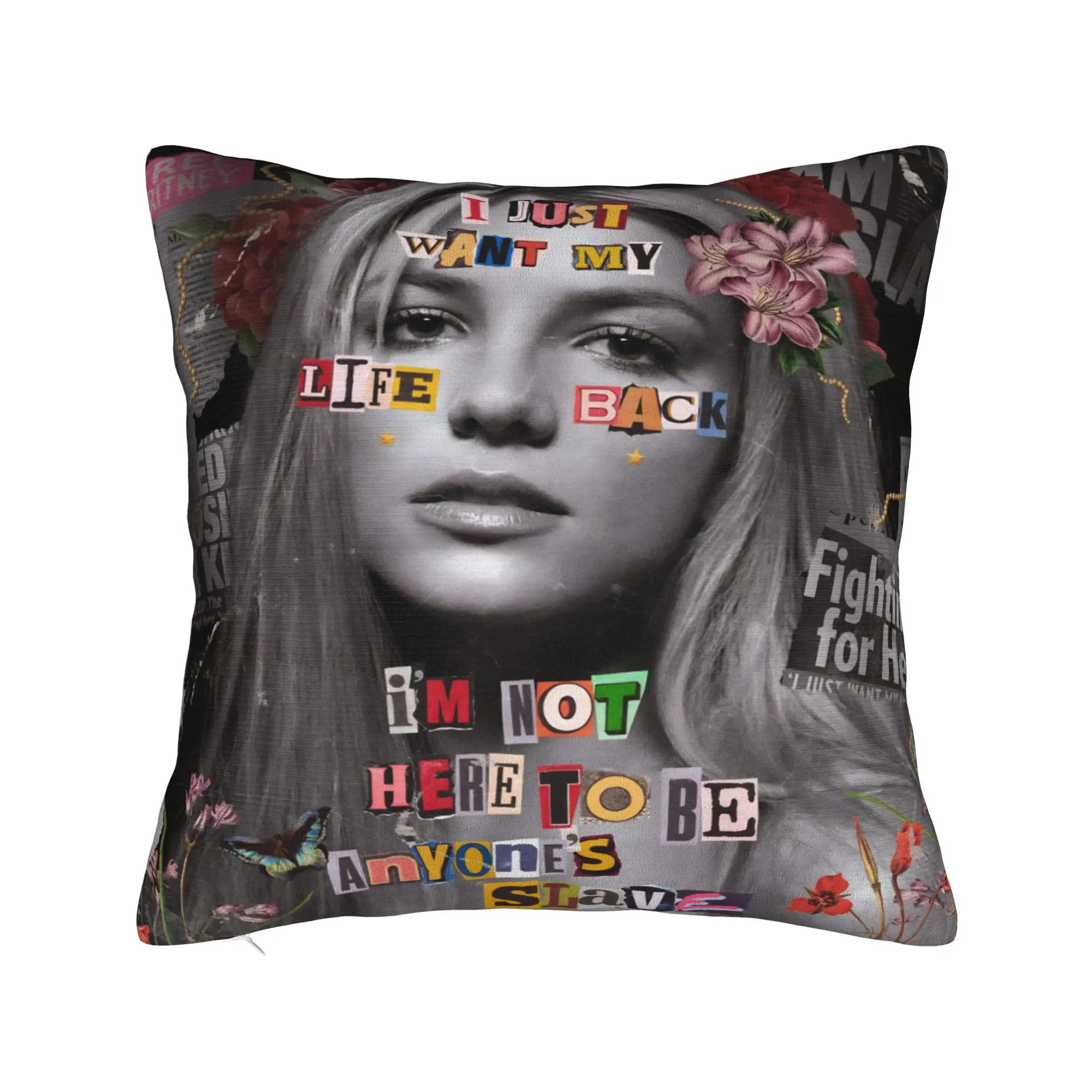 Singer Britney Spears Pillowcase Merchandise Printing Cushion Cover Decor  Pillow Case Cover Sofa Multi-Size