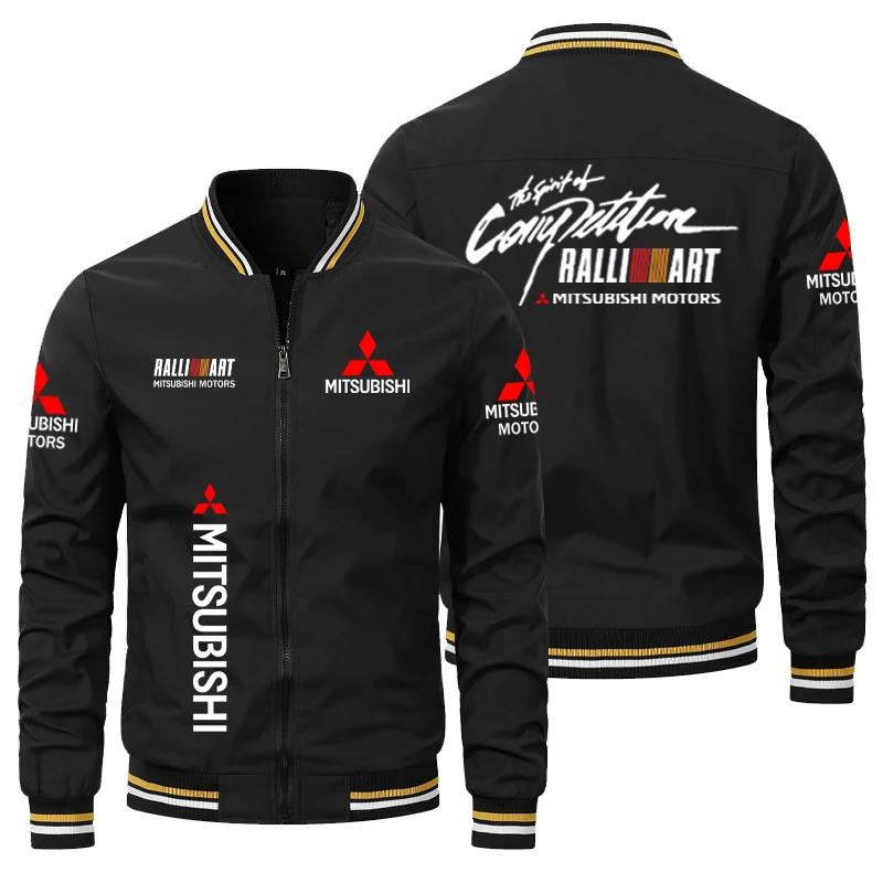2025 Mitsubishi Racing Team Official Jacket Sports Racing Suit Unisex Oversized Top Evo Retro Jacket