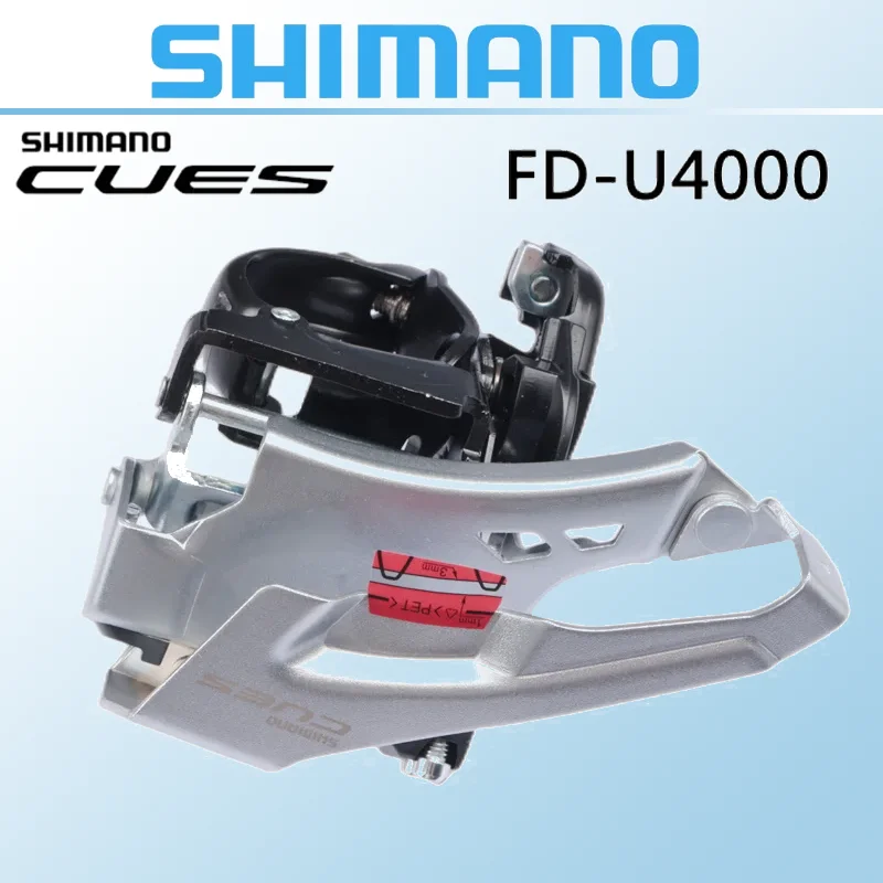 Передние Переключатели передач Shimano сигналов U4000, свободные фонари, Зажим 34,9 мм, 2x1 0s/2x9s для горного велосипеда, запчасти для велосипеда