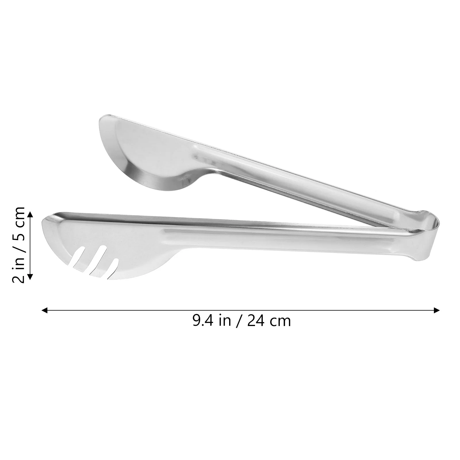 

1 Set Stainless Steel Kitchen Utensils Set Flatware Serving Tools For Buffet Party Catering Slotted Spoon Soup Ladle Steak Tongs