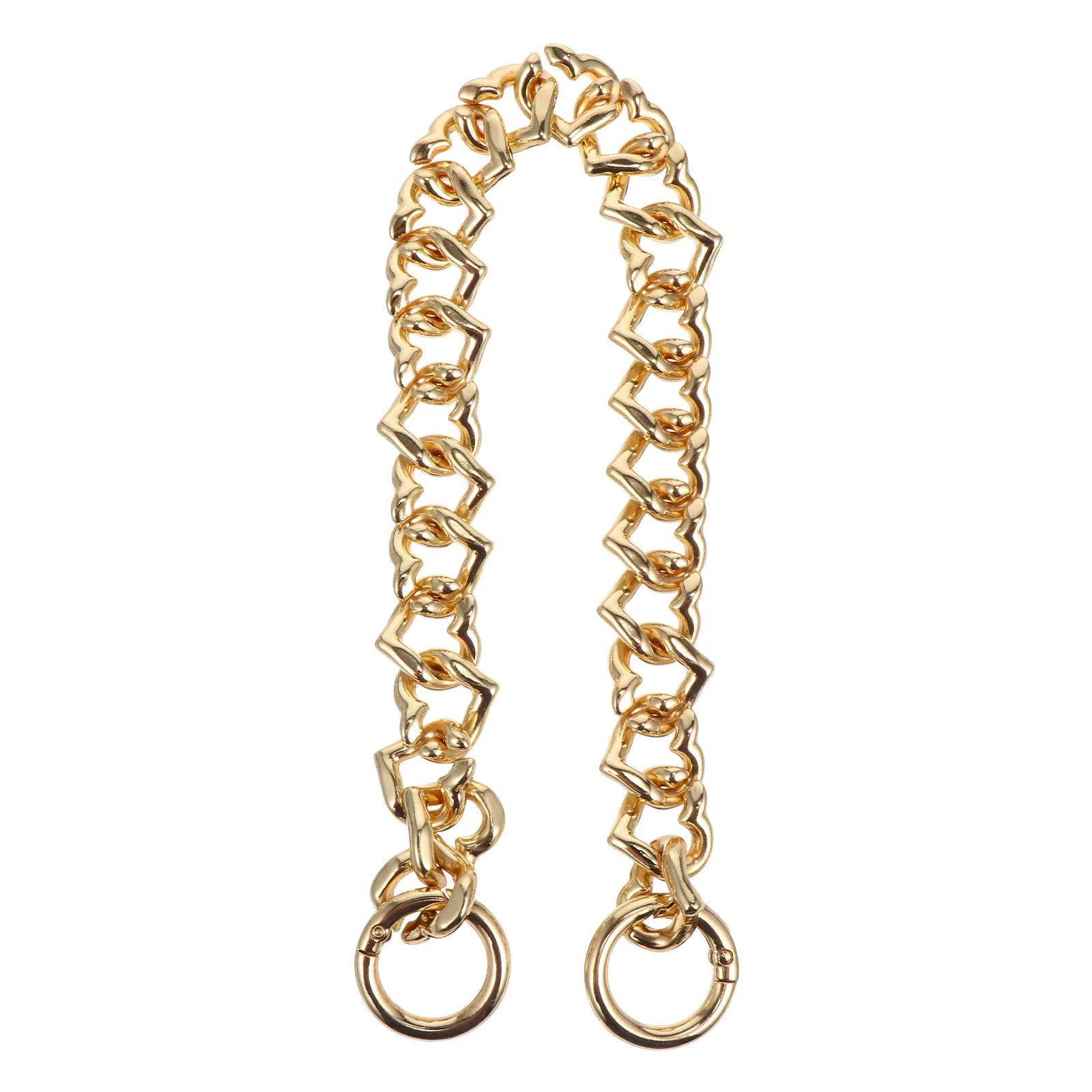 Heart Design Handbag Chain for Women – Premium Zinc Alloy Polished Sling Strap for Clutch, Shoulder & Purse Bags - view 4
