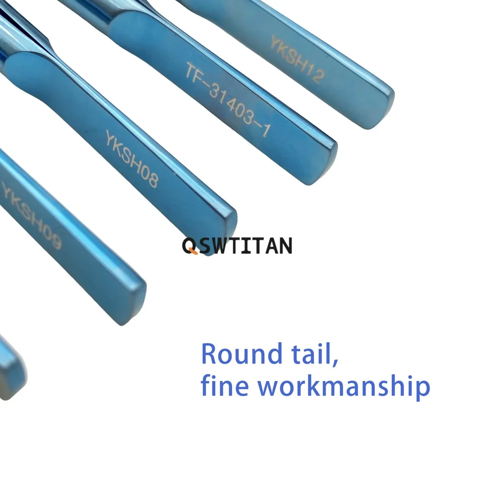 QSWTITTAN Eyelid Tweezers Akahoshi Phaco Prechopper Ophthalmic Eye Instrument round handle