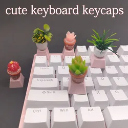 Keycaps Cherry Profile Personalized PBT Keycap Anime Kawaii Diy Mechanical Keyboard Caps Gaming Decoration Accessories Cute Key