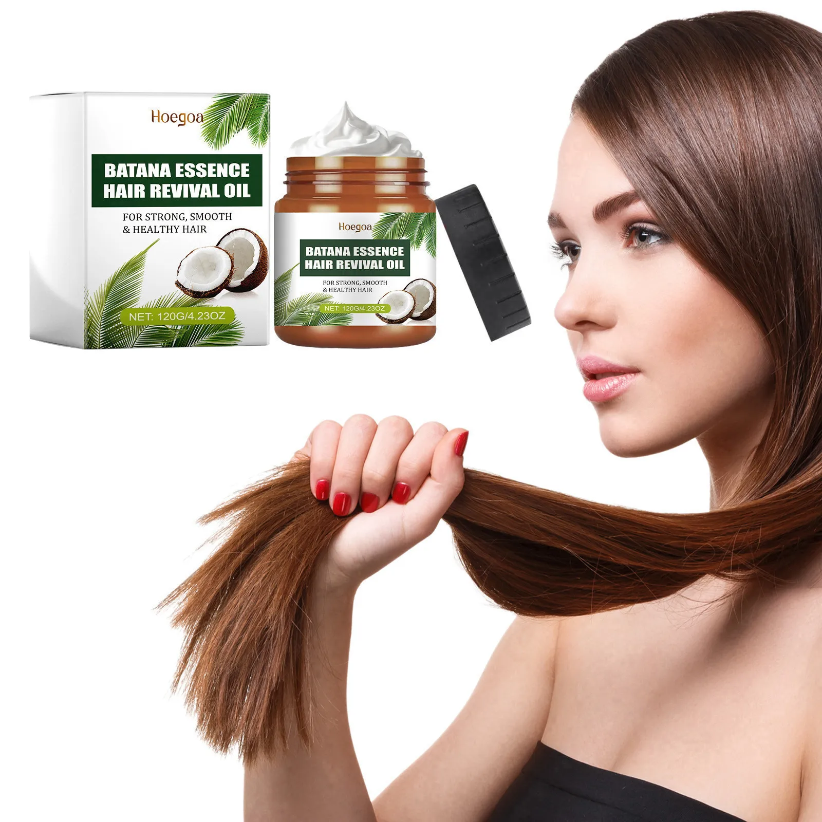 Batana Hair Mask Anti Traction Alopecia Break Hair Regrowth Nutriting Moisturizing Repair Hair Roots Damage Restore Hair Cream