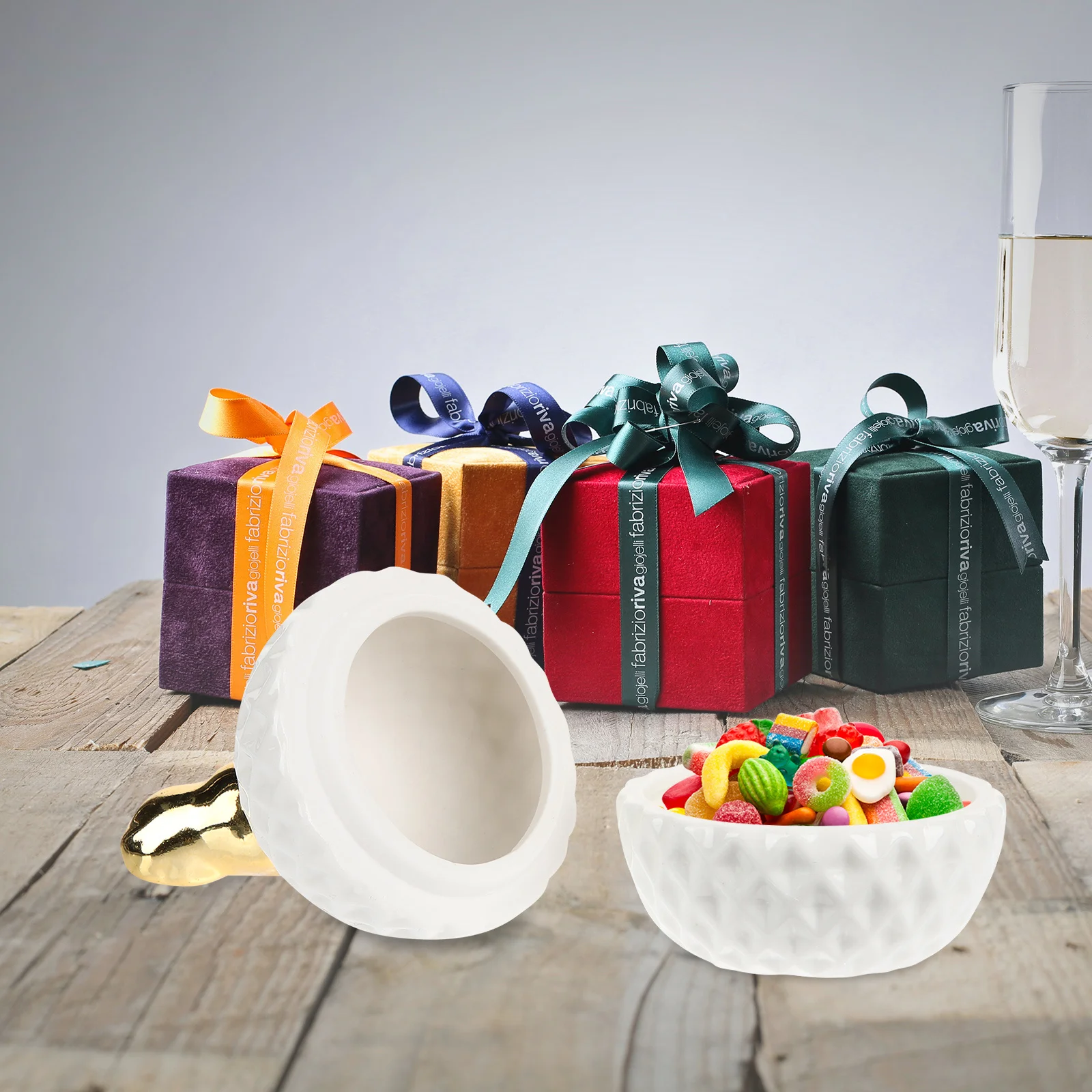 

Unique Ceramic Jewelry Case Animals Design Trinket Box Creative Storage Container for Rings Earrings Necklaces Bracelets Gifts