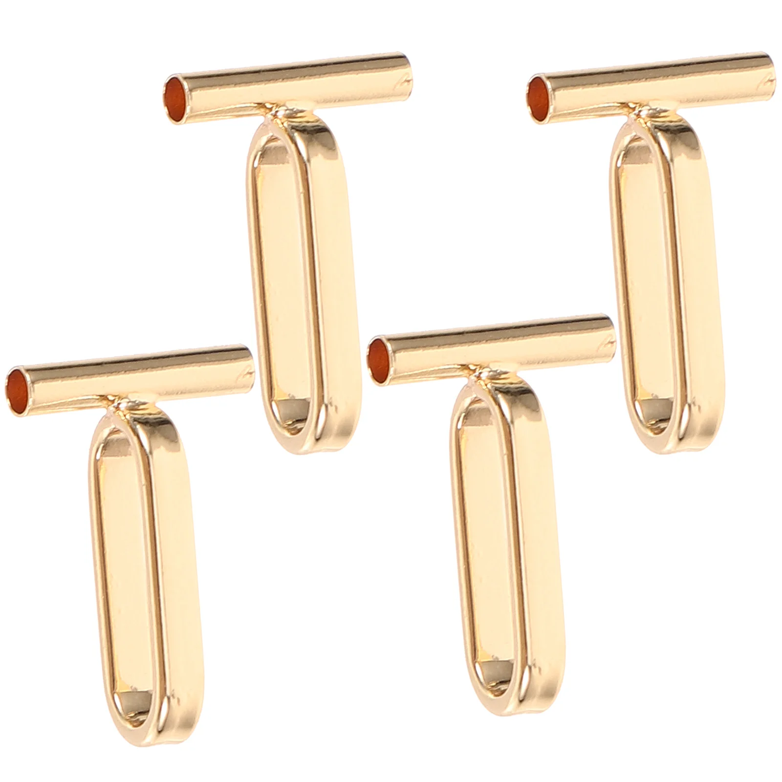 

4 шт., брошь-конвертер, кулон, аксессуары «сделай сам», светло-золотой материал из нержавеющей стали, многофункциональная брошь-конвертер, подвеска-конвертеры