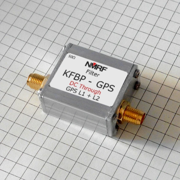 GPS L1 + L2 Dual Channel Bandpass Filter SMA Interface for Satellite Positioning and Navigation